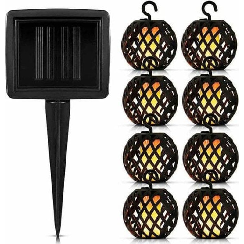 Blow 70-290# Girlanda solarna ogrodowa kule 8 led ciepły gs-01