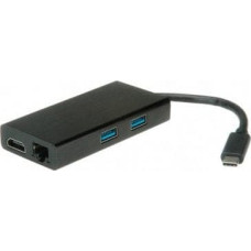 Secomp HUB USB Secomp STANDARD USB Typ C Stacja dokująca 1x HDMI + 2x USB 3.2 Gen 1 + 1x Fast Etherne