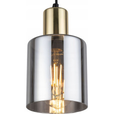 Tkkrywult Lampa wisząca TKKRYWULT TK Lighting Sierra 6661 lampa wisząca zwis 1x15W E27 grafitowa/złota