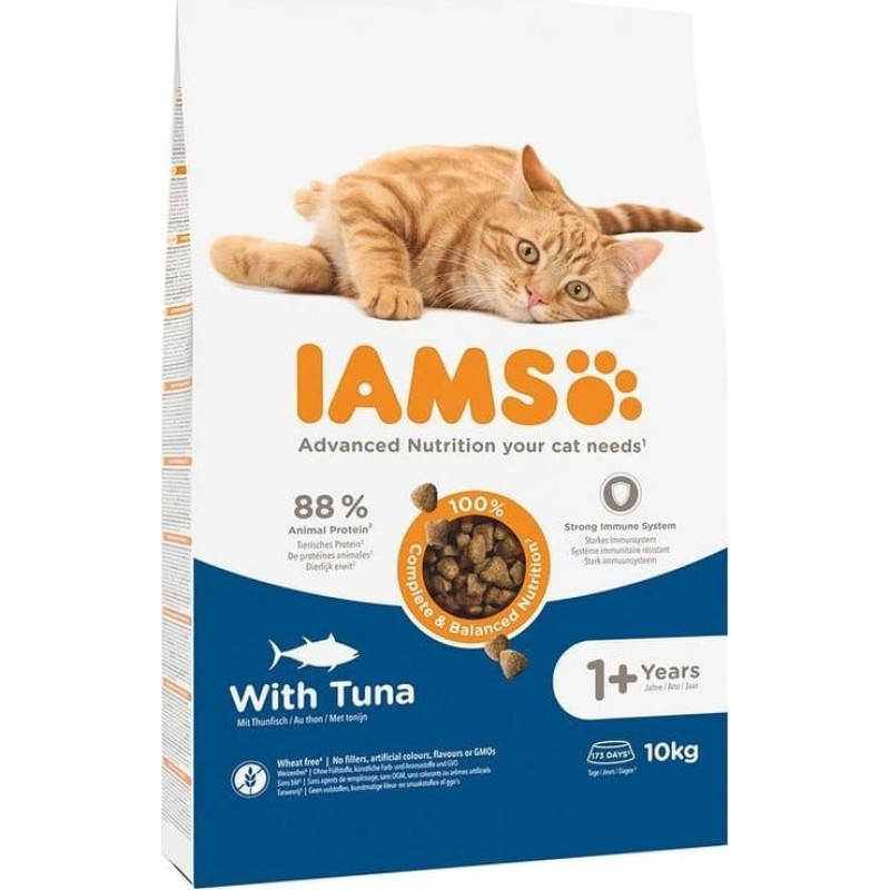 Iams IAMS Vitality Adult Tuna - sucha karma dla kota - 10 kg