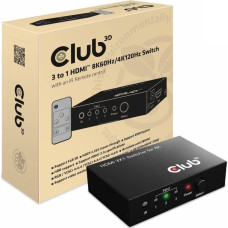 Club 3D Club3D HDMI Switchbox 3 Eingänge -> 1 Ausgang  8K60Hz UHD retail