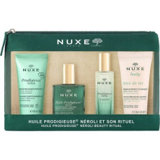 Nuxe Travel Set Nuxe: Prodigieux Neroli, Shower Gel, All Over The Body, For All Skin Types, 30 ml + Prodigieux Neroli, Eau De Parfum, For Women, 15 ml *Miniature + Reve de The, Vegan, Revitalising, Body Scrub, 30 ml + Huile Prodigieuse Multi-Purpose Nero