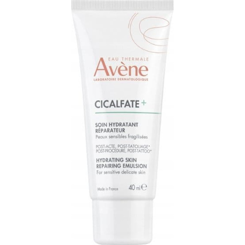 Alkotest AVENE_Eau Thermale Cicalfate+ nawilżająca emulsja regenerująca 40ml