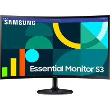 Samsung Monitor Samsung Monitor 27 cali S36GD VA 1920x1080 FHD 16:9 1xD-sub 1xHDMI 4 ms 100Hz zakrzywiony  1800R 2Yd2d (LS27D360GAUXEN)