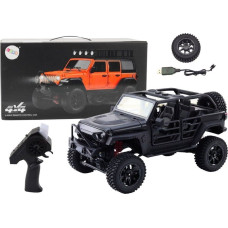 Leantoys Auto Terenowe Zdalnie Sterowane RC 2.4G Napęd 4x4 Czarny