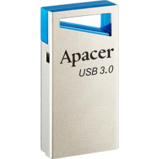 Apacer Pendrive Apacer Apacer USB flash disk, USB 3.0, 64GB, AH155, srebrny, AP64GAH155U-1, USB A, z oczkiem na brelok