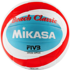 Mikasa Piłka siatkowa plażowa Mikasa Beach Classic biało-czerwono-niebieska BV543C-VXB-RSB 5