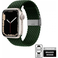 Crong Pasek pleciony Crong Wave Band do Apple Watch 38/40/41 mm zielony