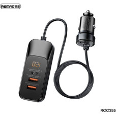 Remax Ładowarka Remax ŁAD SAM. REMAX YAYSHIH SERIES PD QC 120W RCC355 2xUSB + 1xUSB-C BLACK