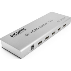 Spacetronik Rozgałęźnik HDMI 1x4 SPH-RS104_V46 4K 60 Hz CEC