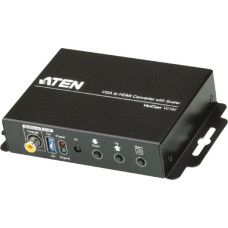 Aten Adapter AV Aten HDMI - D-Sub (VGA) czarny (VC182-AT-G)