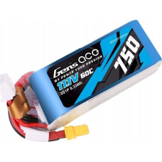 Gens Ace Akumulator Gens Ace 750mAH 11.1V 60C 3S1P Lipo z konektorem XT30