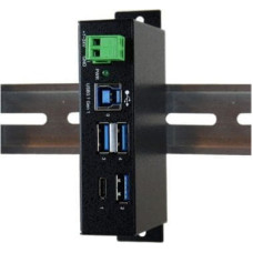 Exsys EXSYS EX-1194HMS 4-portowy USB 3.2 Gen1 HUB C-Buchse, ochrona przeciwprzepięciowa 15KV ESD