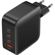 Vention Kabel zasilający Vention Ładowarka sieciowa, Vention, FEIB0-EU,  3xUSB-C, USB- A, 140W/140W/30W/18W, GaN (czarna)