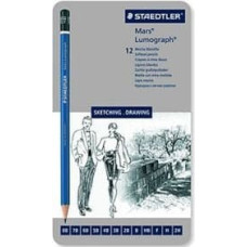 Staedtler Ołówki szkicowe Lumograph 8B-2H