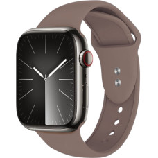 Crong Crong Liquid - Pasek do Apple Watch 42/44/45/49 mm (brązowy)