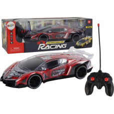 Leantoys Auto Sportowe Zdalnie Sterowane RC Skala 1:16 Światła Czerwone