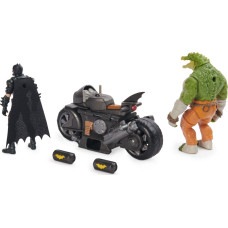 Batman Batman Batcycle with 10 cm Killer Croc & Batman