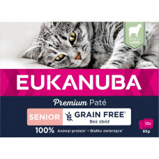 Eukanuba Eukanuba Euk Cat Senior Lamb Pate 12x85g