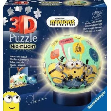 Ravensburger Puzzle 3D Świecąca kula: Minionki