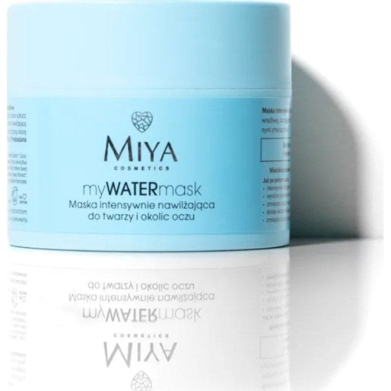 Miya Miya, myWATERmask Maska intensywnie nawilżająca do twarzy i okolic oczu, 50 ml