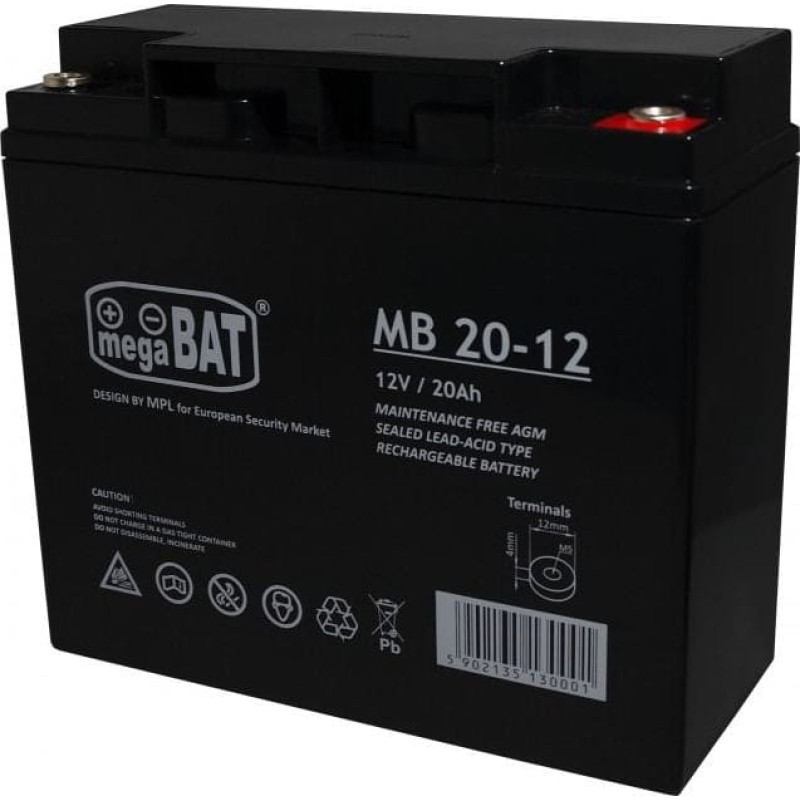 Mpl Power Akumulator VRLA MB 20-12 (180/75/166mm)