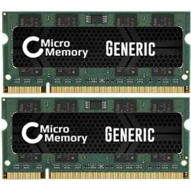 Micromemory Pamięć dedykowana MicroMemory 4GB KIT DDR2 800MHZ SO-DIMM - MMG2491/4GB