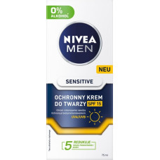 Nivea NIVEA MEN Sensitive Łagodzący krem nawilżający do twarzy z SPF15 75 ml