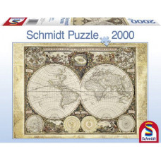 Schmidt Spiele Puzzle Historische Weltkarte