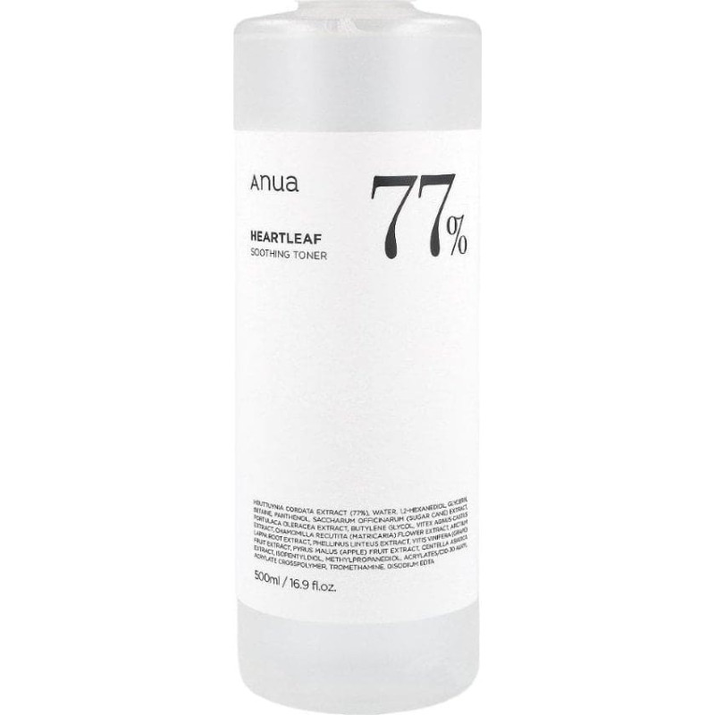 Anua Anua Kojący tonik Heartleaf 77% Soothing Toner - 500 ml