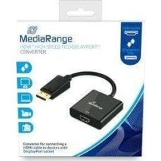 Mediarange Adapter AV MediaRange DisplayPort - HDMI czarny (MRCS177)