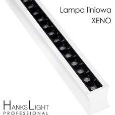 Hankslight Lampa sufitowa HanksLight Lampa LED,HanksLight,liniowa,white, alu,zwiesz,1264mm,up21/down36W, AC230V,4000K