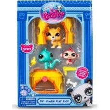 Schleich Figurka Schleich Littlest Pet Shop Zestaw Dżungla 3 figurki