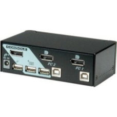 Triton Przełącznik TRITON Przełącznik KVM ROLINE DisplayPort USB 2.0, 1 użytkownik - 2 PC