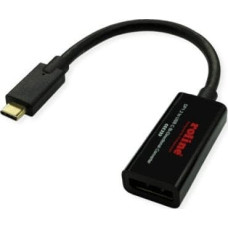 Triton Adapter AV TRITON ROLINE USB typu C - DisplayPort, v1.2, dwukierunkowy adapter kablowy, M/F, 0,2 m