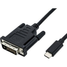 Triton Adapter AV TRITON Kabel adaptera ROLINE USB typu C - DVI, M/M, 1 m