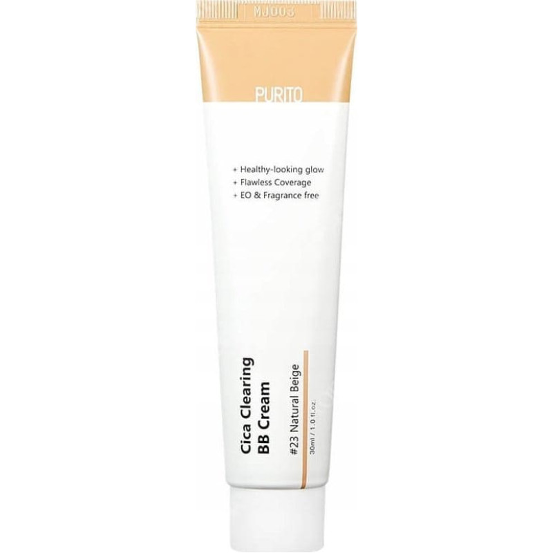 Noname PURITO_Cica Clearing BB Cream regenerujący krem BB z wąkrotą azjatycką #23 Natural Beige 30ml