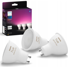 Signify Philips Hue White & Col. Amb. GU10 Dreierpack 3x350lm