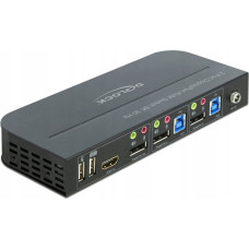 Delock DisplayPort 1.4 KVM Switch 8K 30 Hz mit USB 3.2 Gen 1