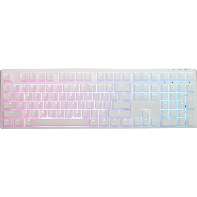 Noname Klawiatura Klawiatura gamingowa Ducky One 3 Aura White, RGB LED - MX-Brown (US)