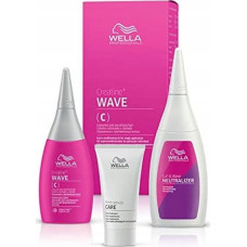 Wella Professionals Wave (C) Set Wella Professionals: Perm Service Care, Hair Lotion Treatment, Post-treatment, 30 ml + Curl & Wave, Hair Perm Neutralizer, Perm Hair, For Normal To Resistant Hair, 100 ml + Creatine+ Wave (C), Hair Perm Lotion, Waves, For