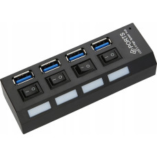 Pawonik HUB USB Pawonik 4x USB-A 3.0 (HUB-USB3.0-1/4)