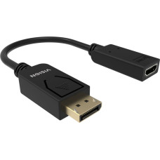 Vision Adapter AV Vision VISION Professional installationstauglicher Adapter DisplayPort zu HDMI - 30 JAHRE GARANTIE - 4K 60 Hz - DP v1.3 - Gold-Steckverbinder - HDMI 2.0 - Keine Konvertierung von HDMI zu DP - Hotplug - DP (M) zu HDMI (F) - Aussendurchmes