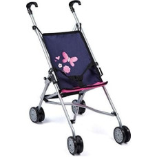 Bayer Bayer Design doll buggy, doll carriage (dark blue / pink)