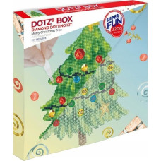 Diamond Dotz DIAMOND DOTZ DOTZ BOX MERRY CHRISTMAS TREE