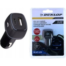 Dunlop Ładowarka Dunlop ŁADOWARKA SMOCHODOWA MULTI USB A + USB C DUNLOP