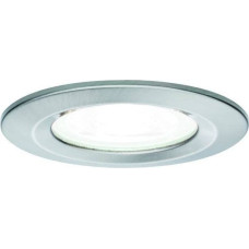 Paulmann Oprawa wbudowana Nova stałe LED IP44 1x6,5W 4000K 230V GU10 51mm Żelazo Szczotkowane/ Aluminium