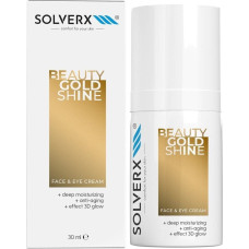 Solverx SOLVERX Face & Eyes Cream Krem na twarz i pod oczy Beauty Gold Shine 30 ml