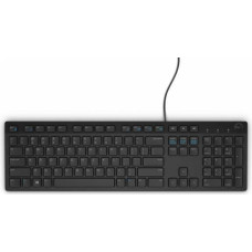 Dell Klawiatura Dell KB216 Quietkey Przewodowa Czarna US (580-ADEB)