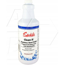 Swish STAINLESS STEEL POLISH clean-it - 1L, środek nabłyszczający oraz konserwujący powierzchnie z stali nierdzewnej na bazie olejku, bezzapachowy